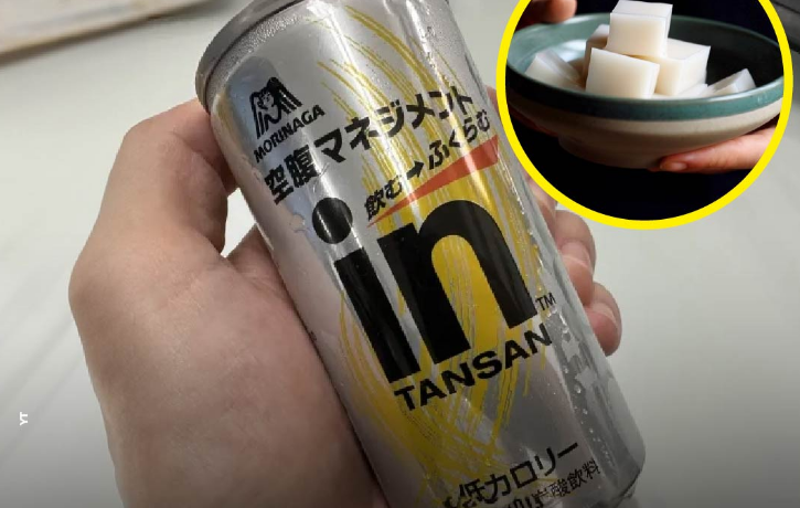 Japón crea una "bebida" anti-hambre, se vuelve gelatina en tu estomago