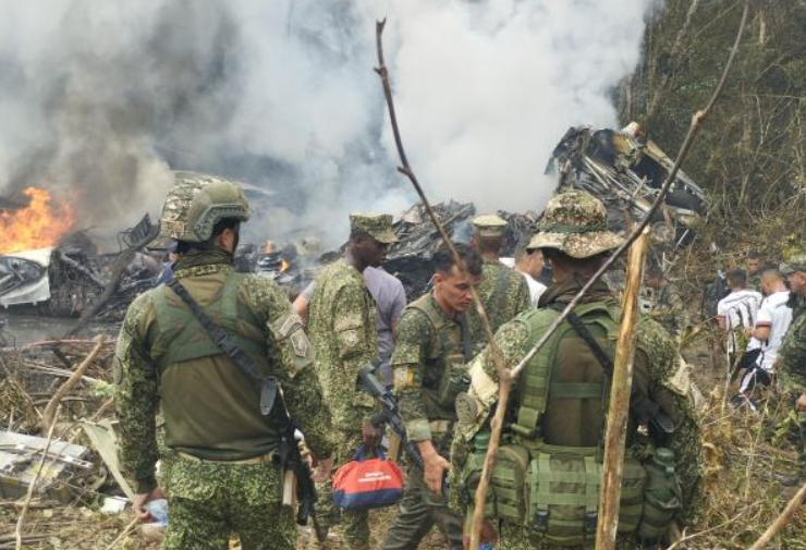 Avión militar en Colombia se desploma y se reportan 66 fallecidos
