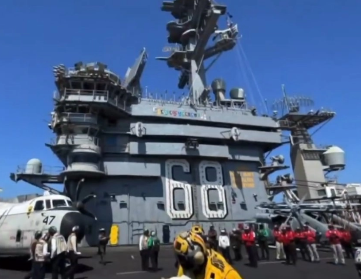Funcionarios mexicanos visitan portaviones ‘USS Nimitz’ de EEUU