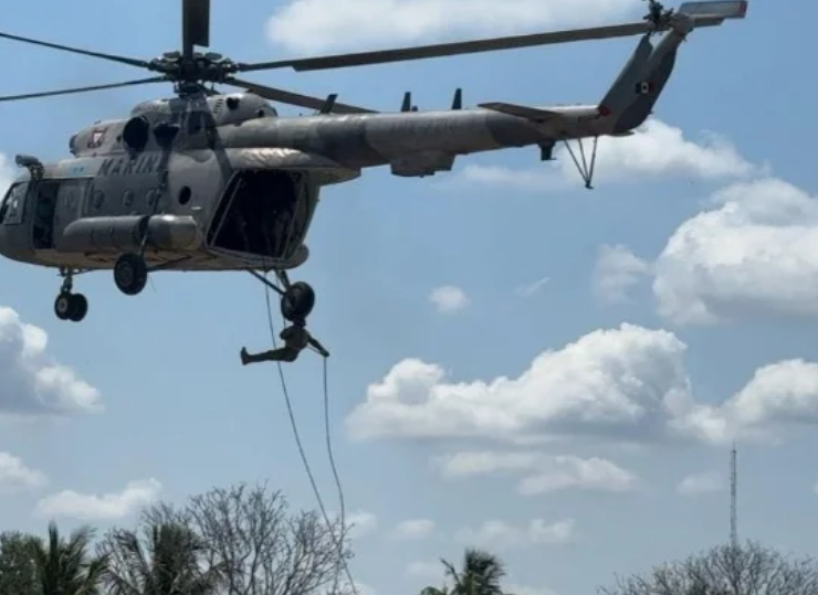 Marina "Ejecuta ejercicios de preparación" con éxito en Champotón