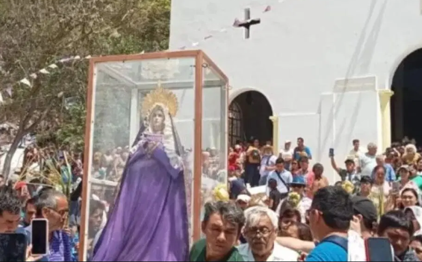 Personas llegan Para Venerar a la Virgen: Impactante Devoción en Campeche