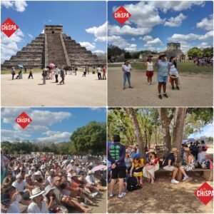 Más de 24 mil visitantes presencian descenso de Kukulcán en Chichén Itzá