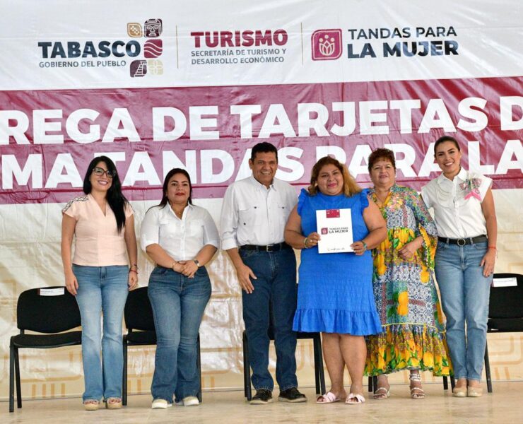 Entregan 800 apoyos del programa Tandas para la Mujer en Tenosique