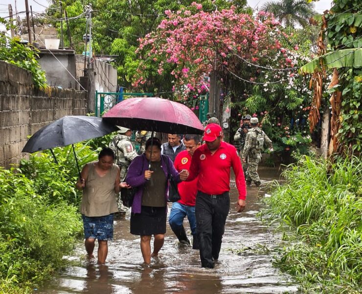 Frente Frío 41 deja afectaciones en seis municipios de Tabasco