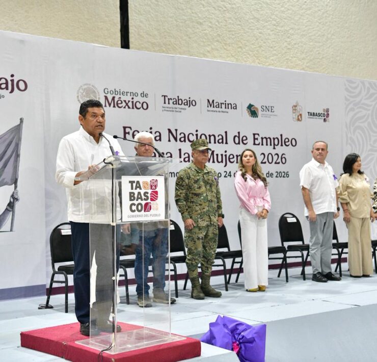Inaugura Javier May Feria Nacional de Empleo para las Mujeres 2026