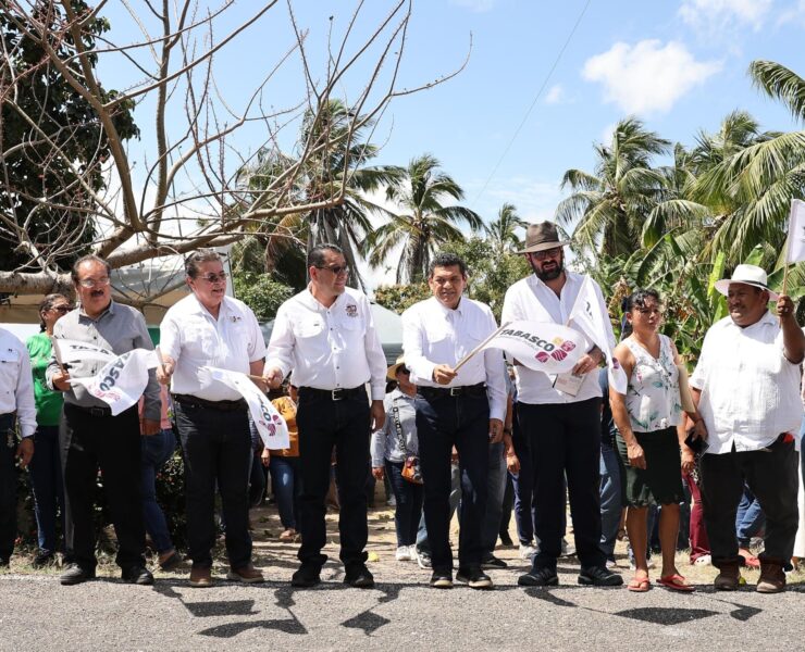 Inicia rehabilitación en carretera Frontera Jonuta