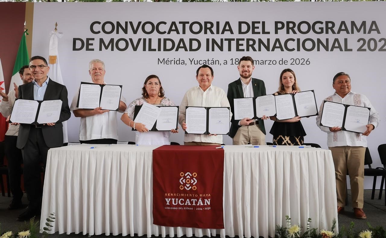 Movilidad internacional impulsa estudiantes yucatecos con apoyo histórico del gobierno