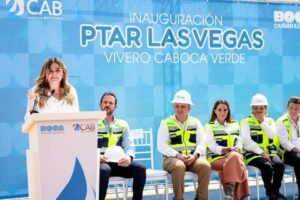 La alcaldesa Maryjose Gamboa Torales encabezó la Inauguración de la PTAR Las Vegas II, obra clave para avanzar hacia el 100% de tratamiento de aguas residuales en Boca del Río.