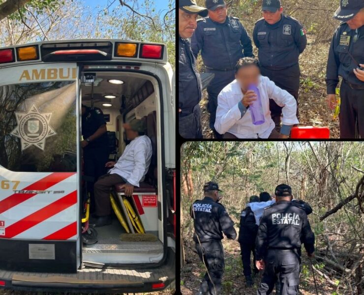 Rescate urgente adulto mayor extraviado hallado en Tizimín