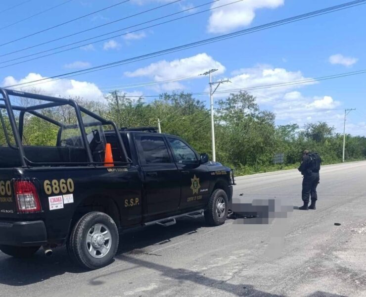SSP atiende consecuencias tras fatal accidente vial en Valladolid Yucatán