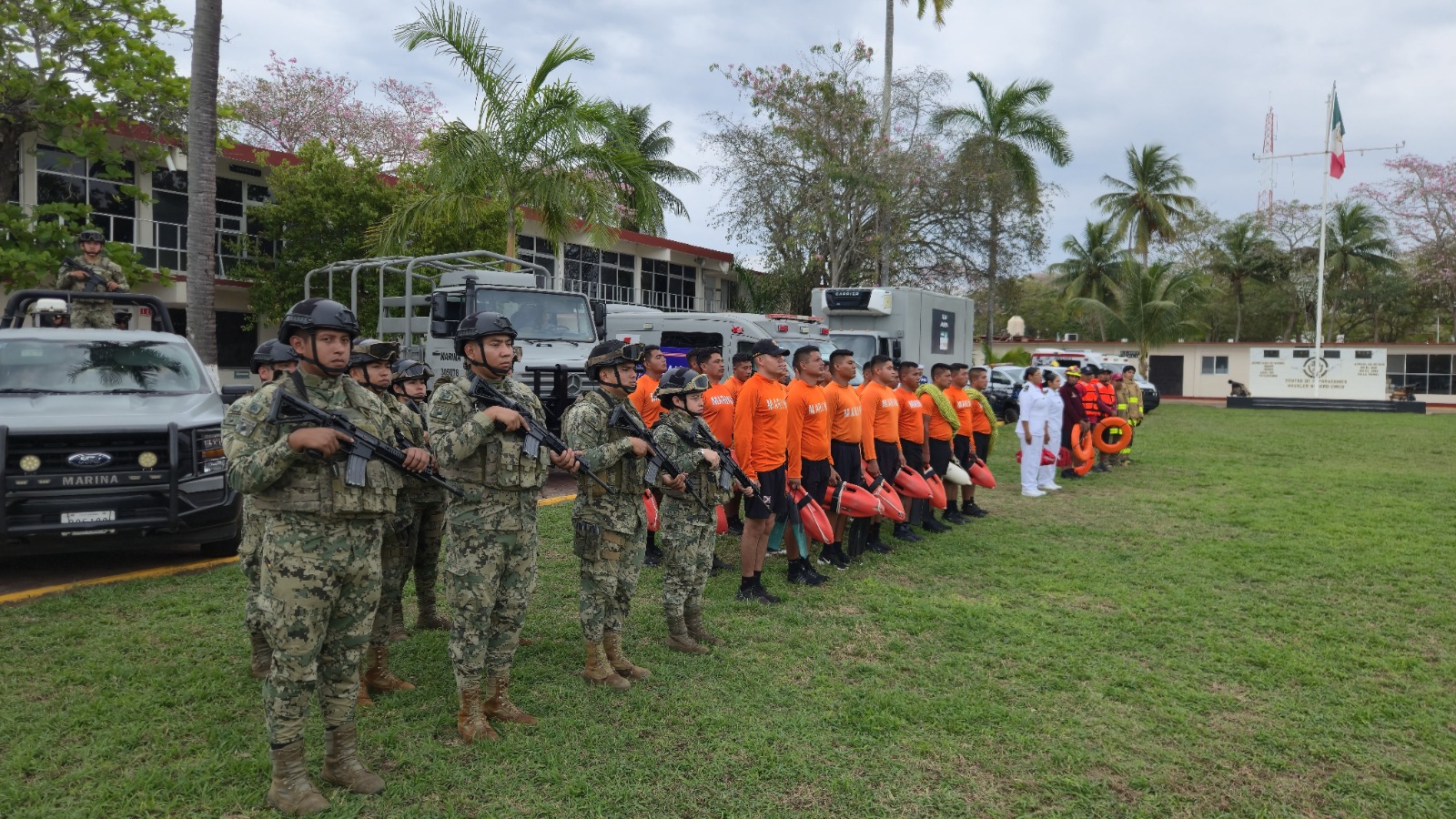 Sistema de banderas y condiciones del mar