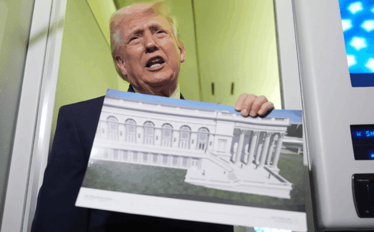 Trump anuncia complejo militar subterráneo en la Casa Blanca