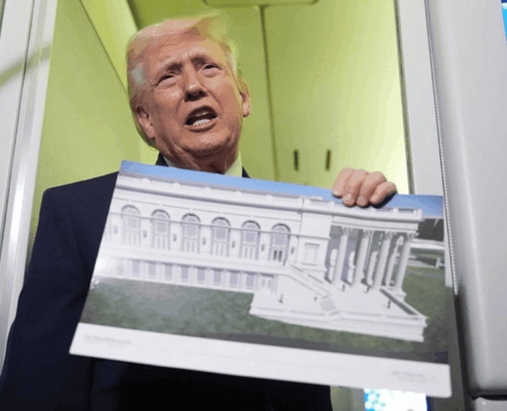 Trump anuncia complejo militar subterráneo en la Casa Blanca