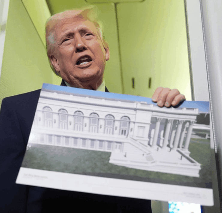 Trump anuncia complejo militar subterráneo en la Casa Blanca