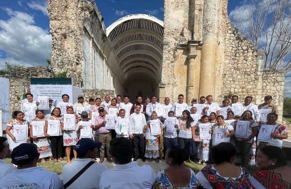 Histórico: Turismo crece comunidades con 61 distintivos en Yucatán