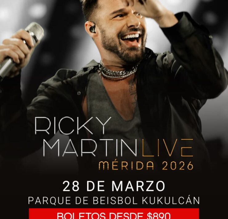Ricky Martin confirma su gira “Ricky Martin Live México 2026” con fechas aseguradas en todo el país