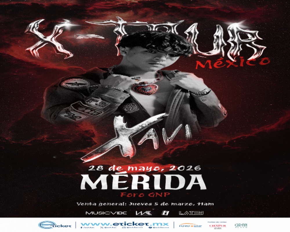 Xavi anuncia “X Tour” y confirma su gira por México en 2026