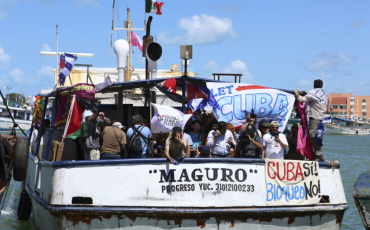 Zarpa desde Yucatán buque con ayuda humanitaria rumbo a Cuba en medio de crisis económica
