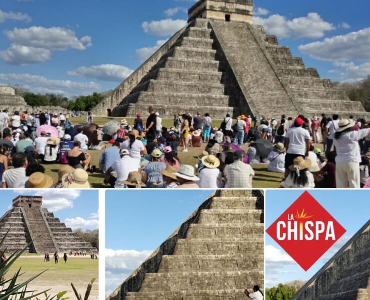 Kukulcán desciende impactante en Chichén Itzá ante más de 24 mil visitantes