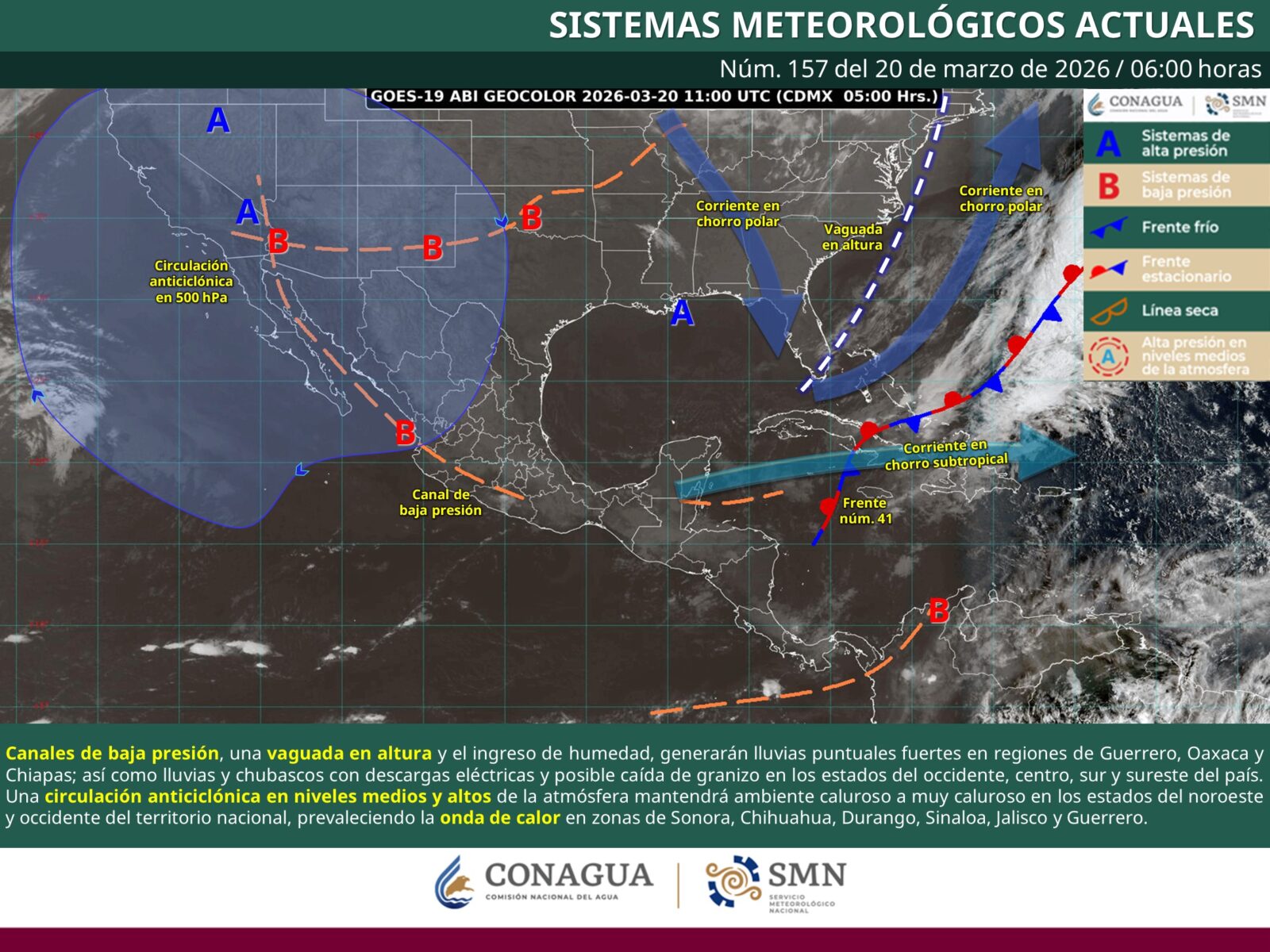 Equinoccio de primavera llega con contrastes: lluvias intensas al sur y onda de calor persistente en el norte del país