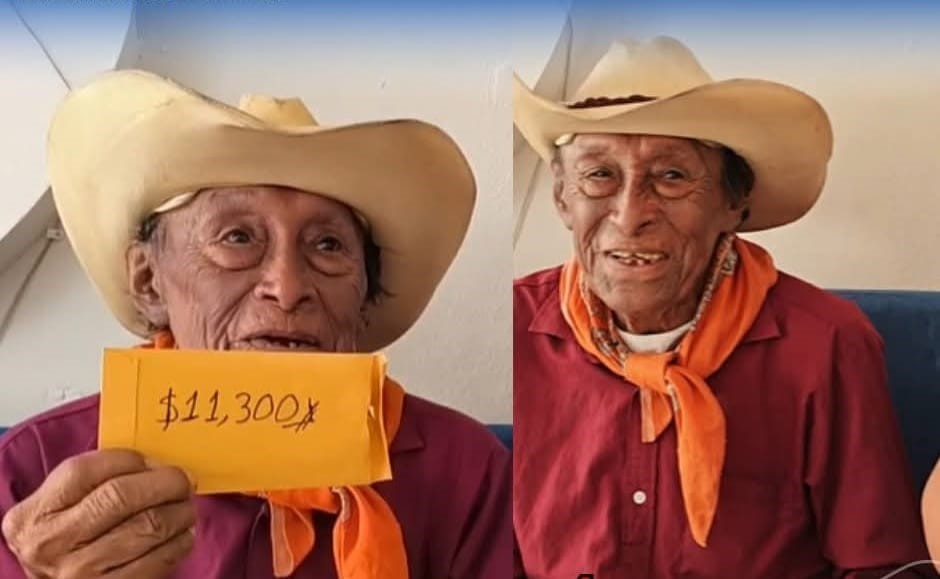 Abuelito recupera esperanza tras perder su pensión en Yucatán