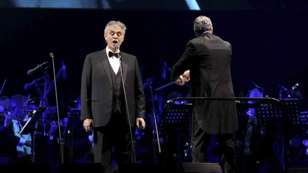 Andrea Bocelli en el Zócalo de la CDMX