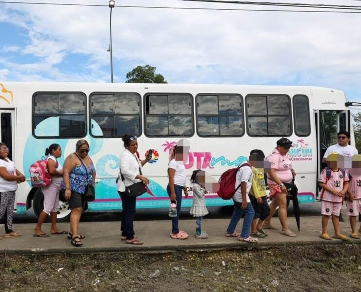 Cancún amplía transporte en Semana Santa, a disfrutar las playas públicas