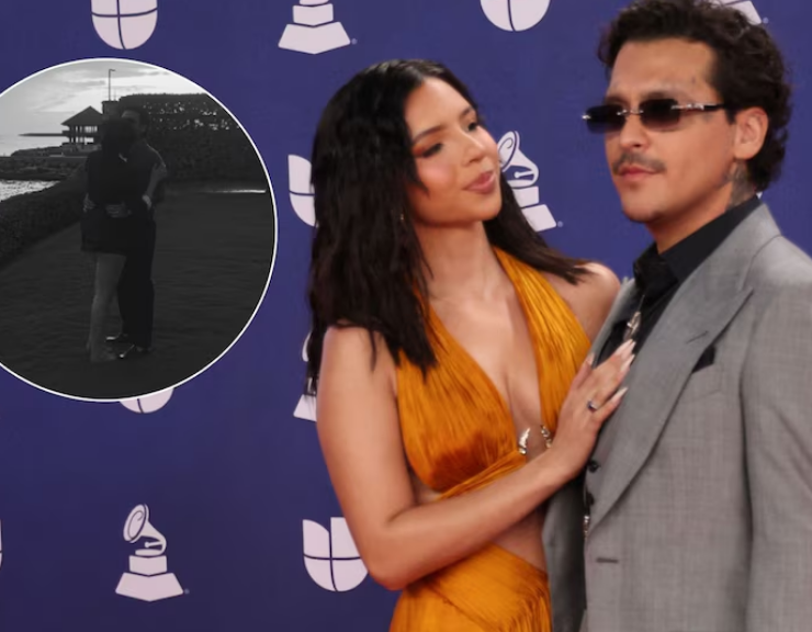 Christian Nodal comparte foto de sus vacaciones con Ángela