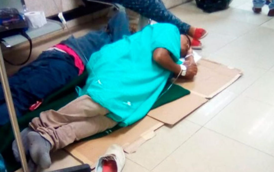 Condiciones indignas para familiares de pacientes