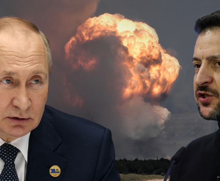 Rusia y Ucrania inician la semana con ataques mutuos