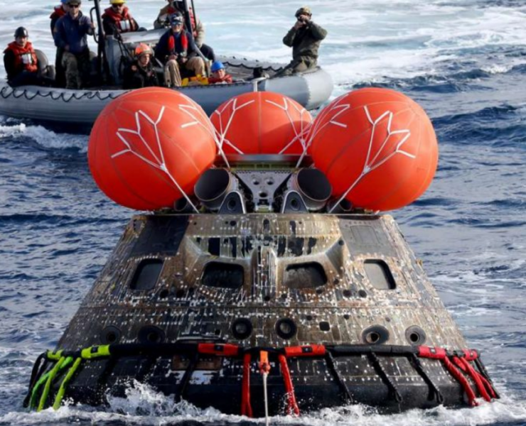 NASA y ejército EEUU se alistan para amerizaje del Artemis II