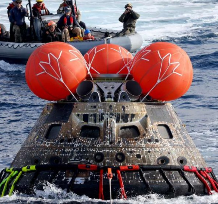 NASA y ejército EEUU se alistan para amerizaje del Artemis II