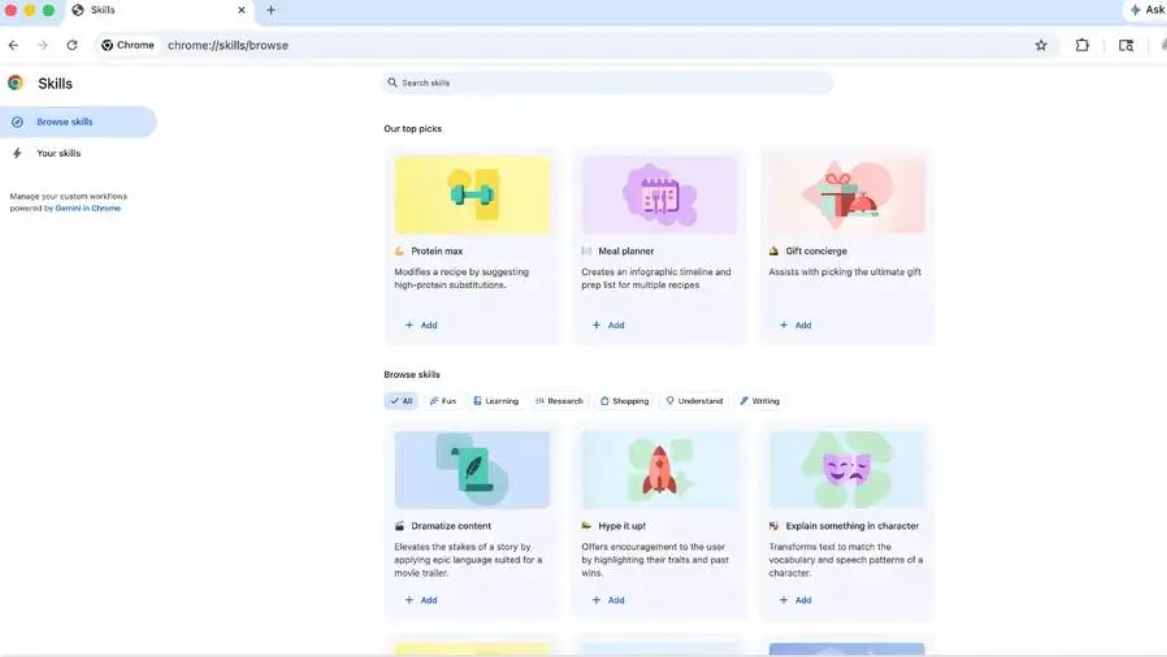 Automatización inteligente con Skills y Gemini