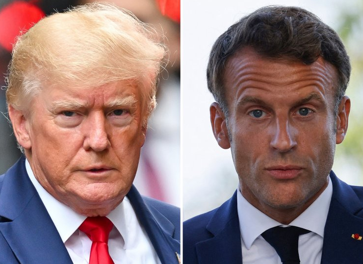 Macron contesta a Trump y le dice que "no es elegante"