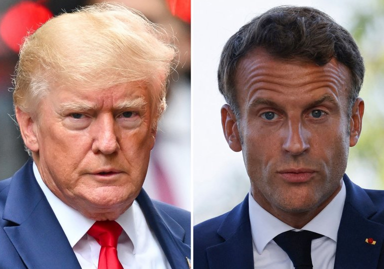 Macron contesta a Trump y le dice que "no es elegante"