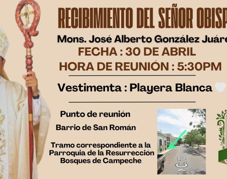 Marea blanca en San Román: fe y unidad ciudadana