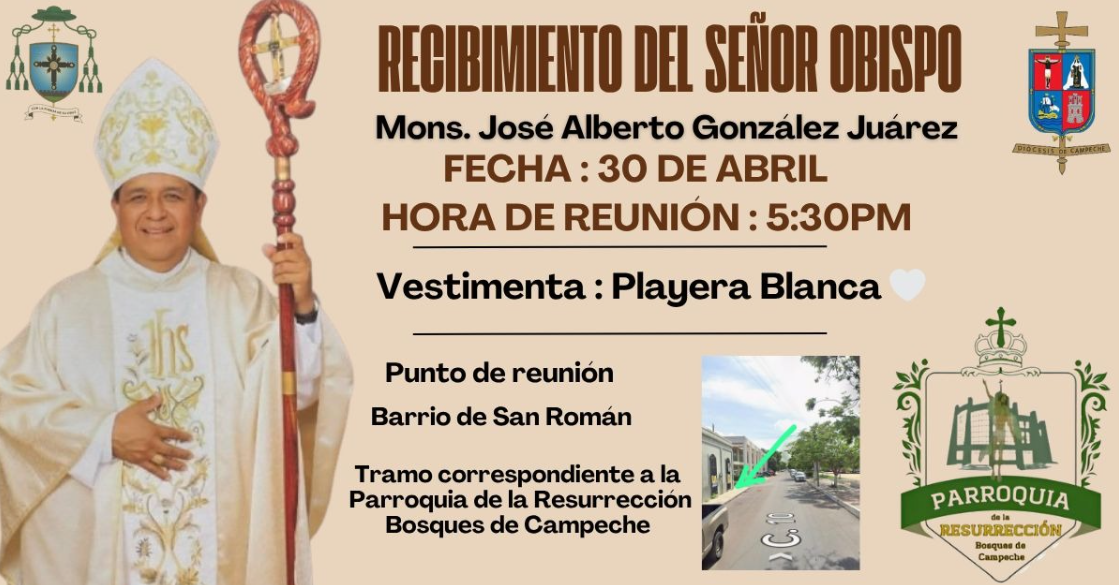 Marea blanca en San Román: fe y unidad ciudadana