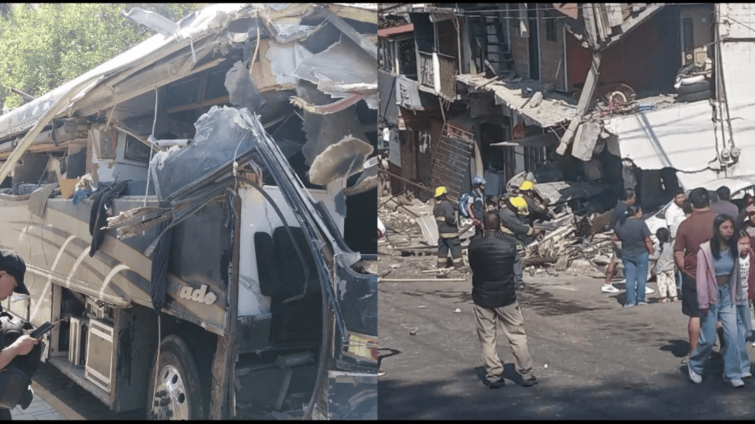 Autobús de Conjunto Primavera sufre aparatoso accidente en Edomex