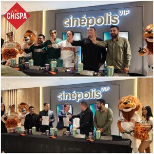 En un evento realizado en las instalaciones de Cinépolis VIP Altabrisa, los Leones de Yucatán y Cinépolis llevaron a cabo la firma oficial de un convenio de colaboración