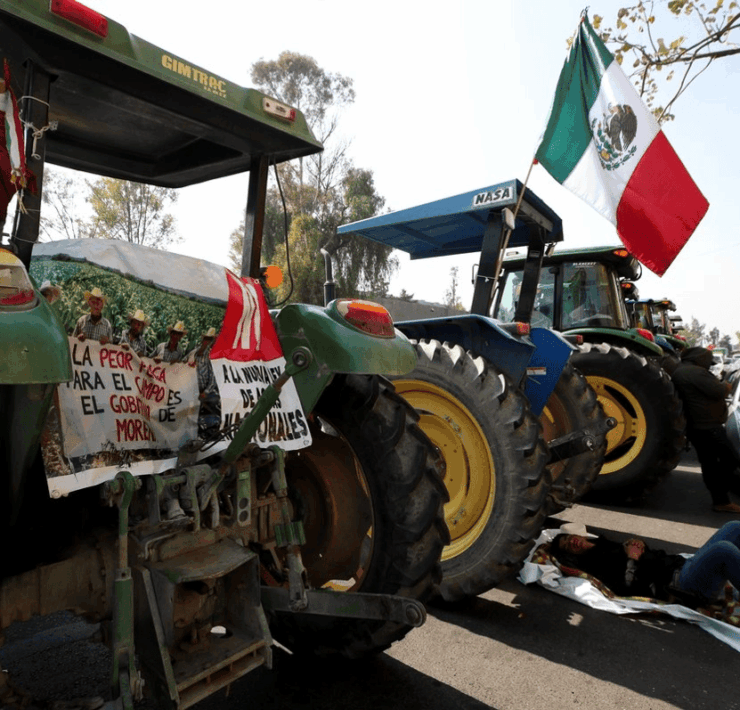 Paro nacional de transportistas y agricultores