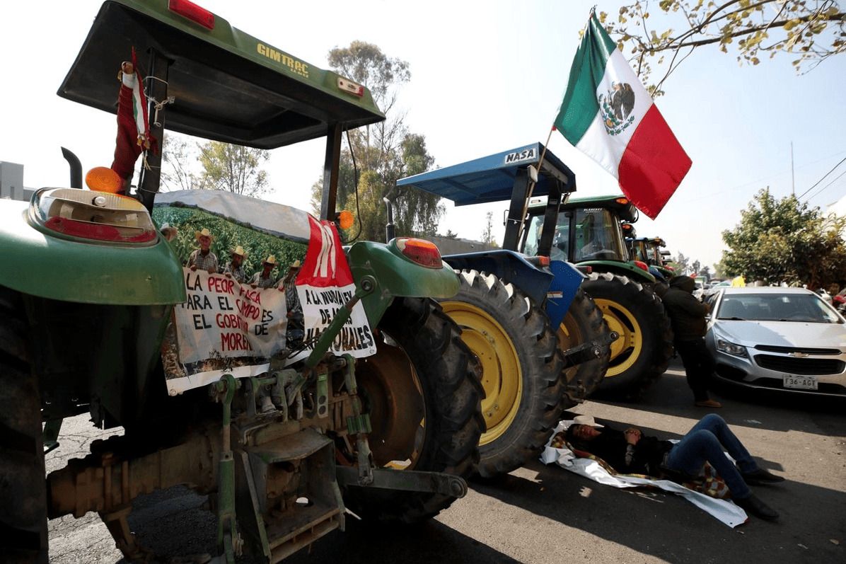 Paro nacional de transportistas y agricultores