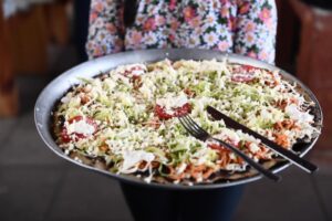 Los platillos típicos de la región fueron protagonistas, demostrando que Tabasco brilló en Los Pinos a través de sus sabores ancestrales.