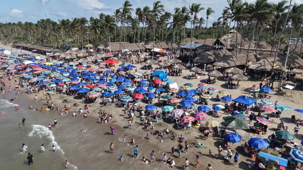 Playas y balnearios de Tabasco registran saldo blanco