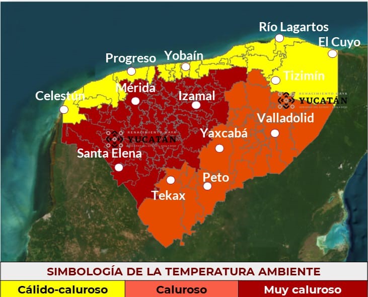 Calor Extremo: Procivy alerta aumento de temperaturas en Yucatán