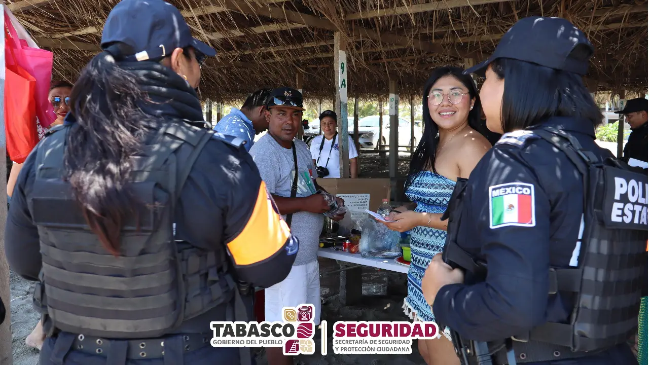 Proximidad social en playas impulsa confianza ciudadana en Tabasco