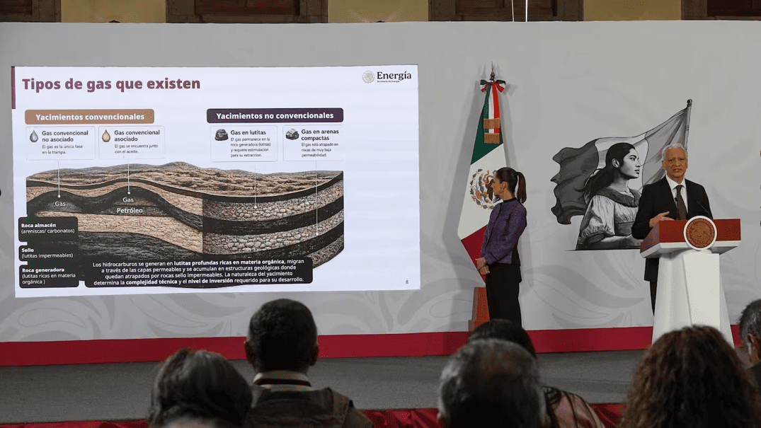 Sheinbaum analiza explotar gas no convencional en México sin usar fracking
