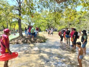Autoridades refuerzan seguridad en playas y balnearios de Tabasco, logrando saldo blanco durante la alta afluencia de visitantes en Semana Santa.