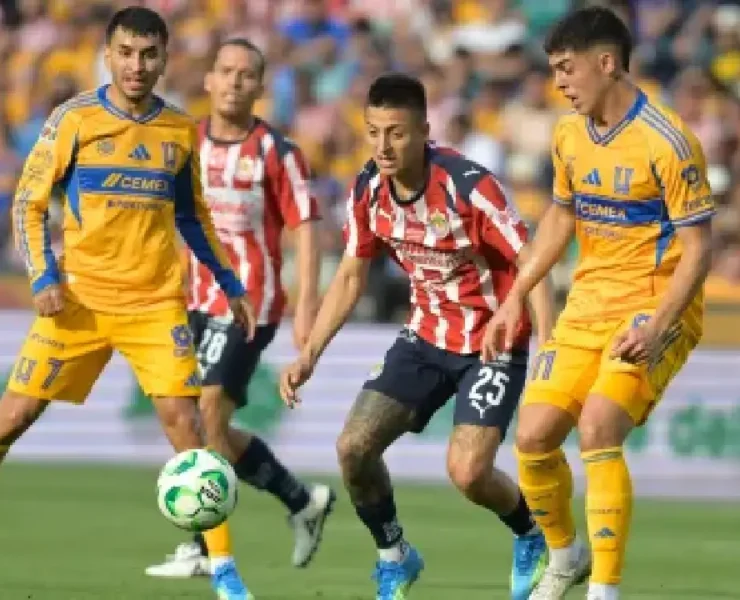 Tigres no falló la contundencia ante Chivas y goleó sin piedad