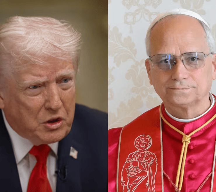 Trump arremete contra el papa León XIV