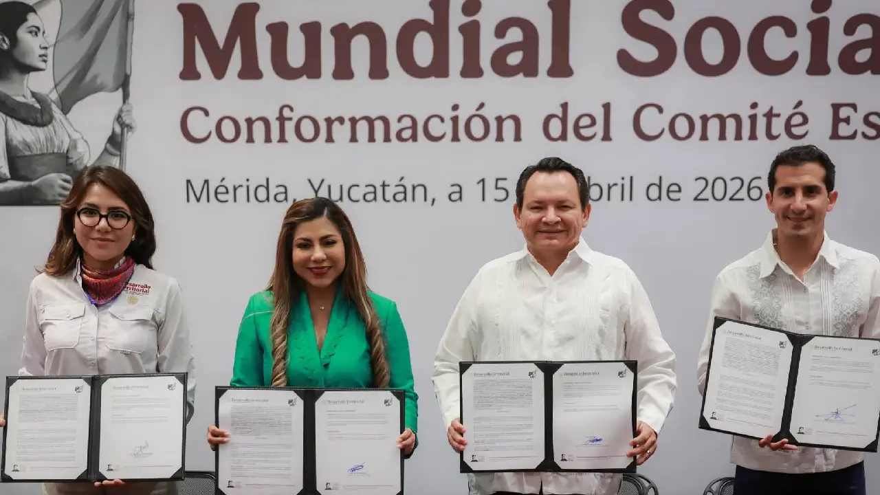 Yucatán se unió al Mundial Social 2026 para transformar comunidades
